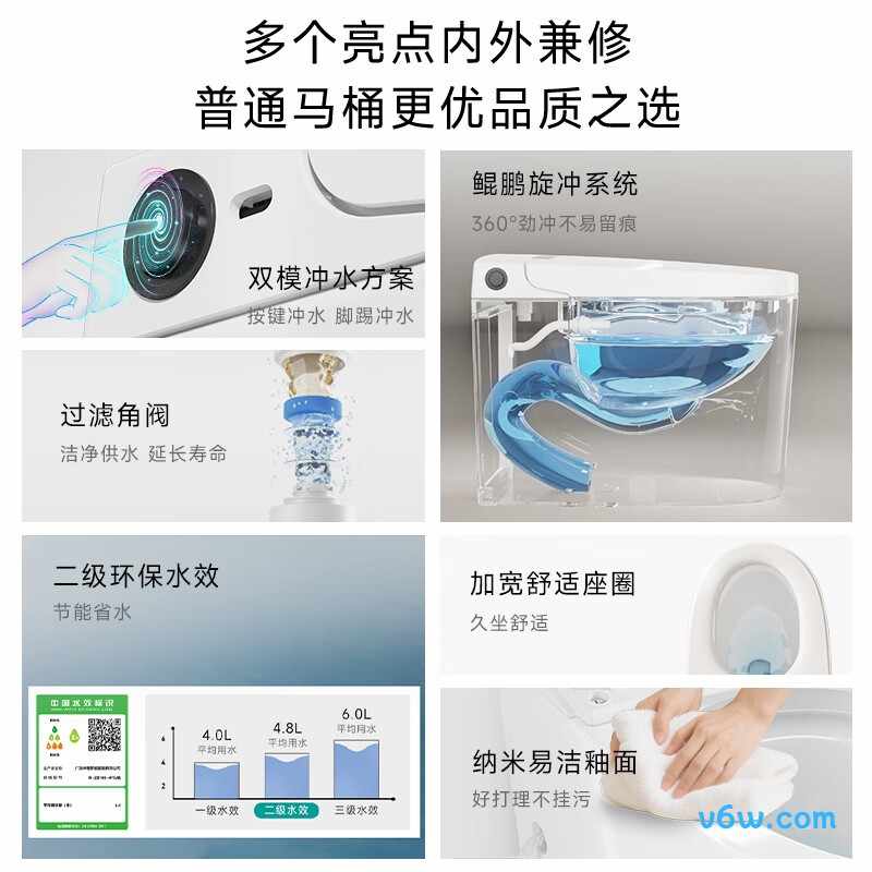 M-ZD108-4P普通马桶图片