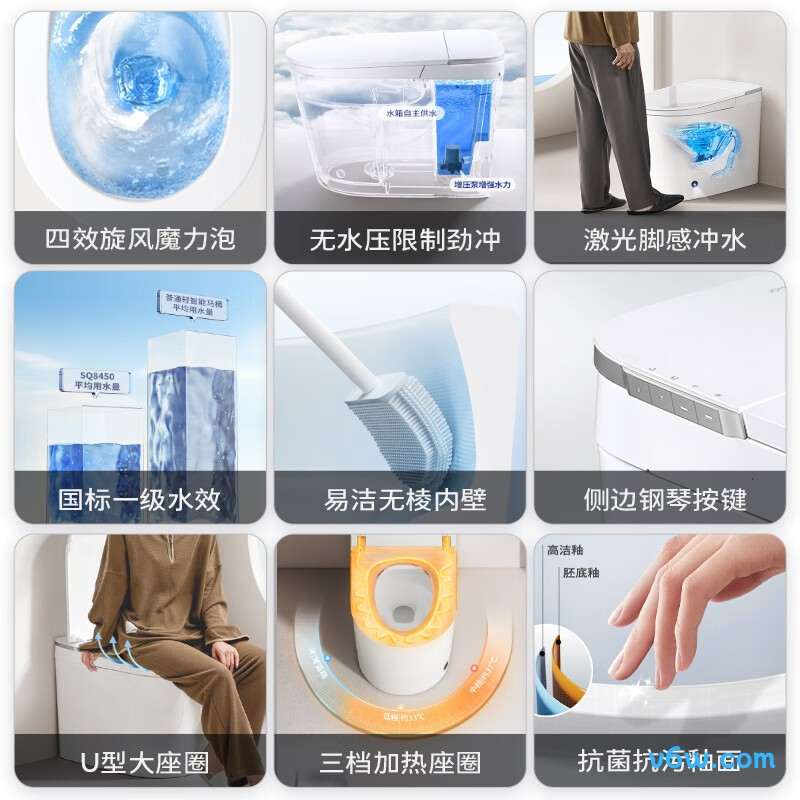 SQ8450-S0-CJM305智能马桶图片