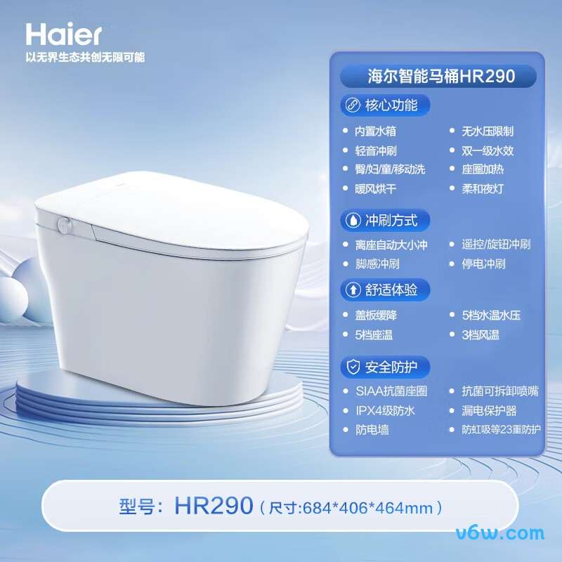 HR290-V30智能马桶图片