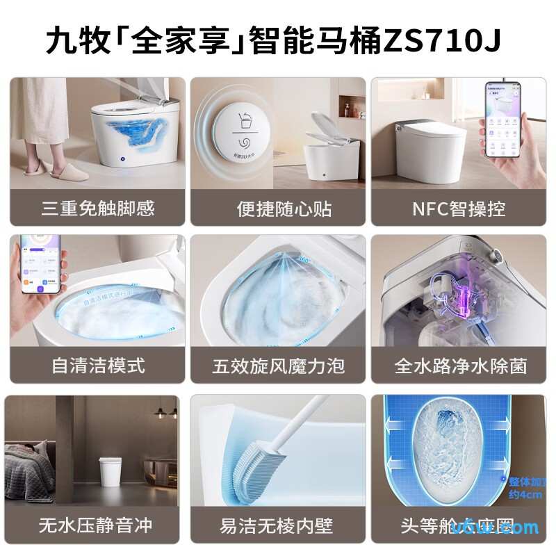 ZS710J-400智能马桶图片