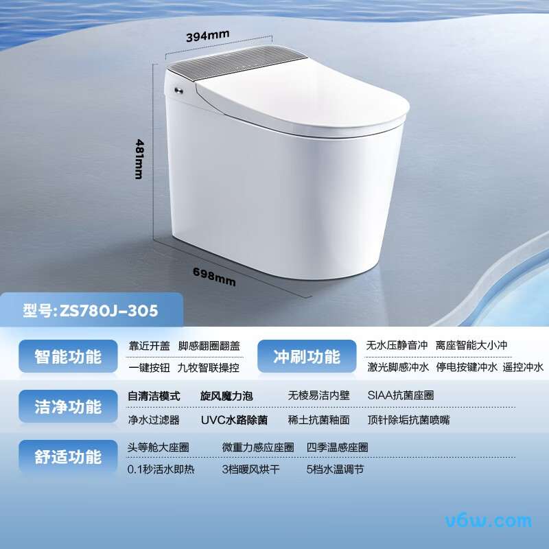 ZS780J-305智能马桶图片