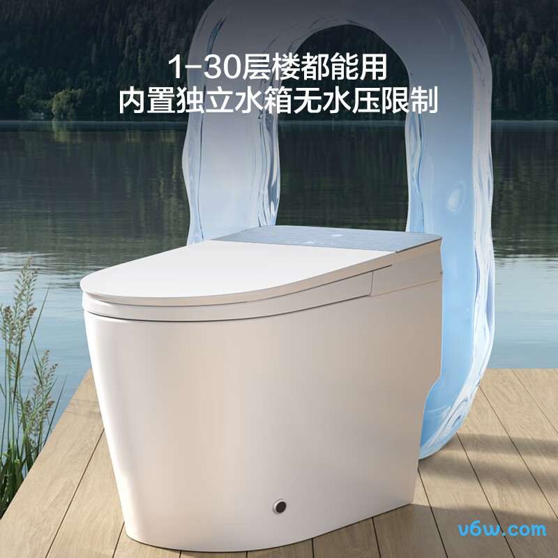 蓝鲸W2.0智能马桶图片