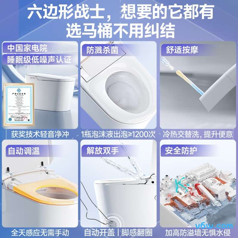 A6pro-400智能马桶图片