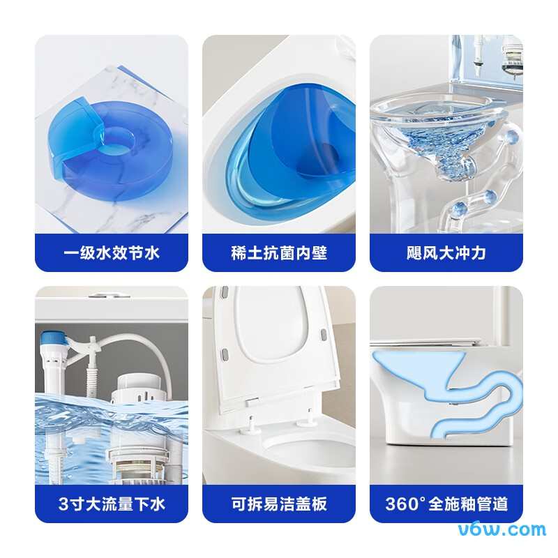 M-ZD107-3P普通马桶图片