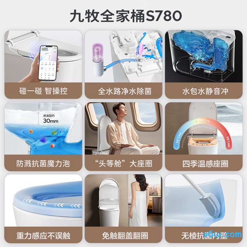 ZS780-305智能马桶图片