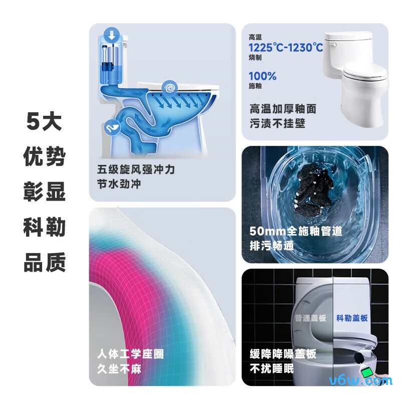 6076T-SE普通马桶图片