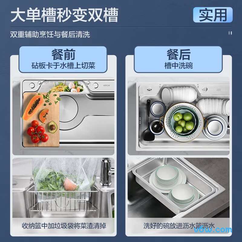 M-B115(76)-WG水槽图片