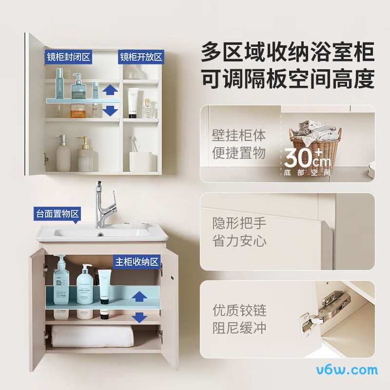 TOTO-LDFA080KL（06-A）浴室柜图片