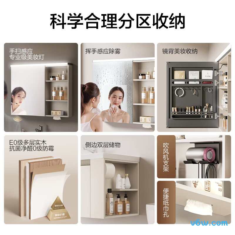 箭牌ZY80浴室柜图片