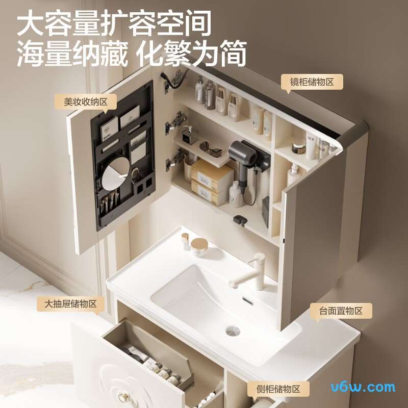 箭牌SCH80浴室柜图片