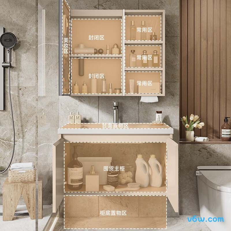 四季沐歌M-JM13(10)-N浴室柜图片