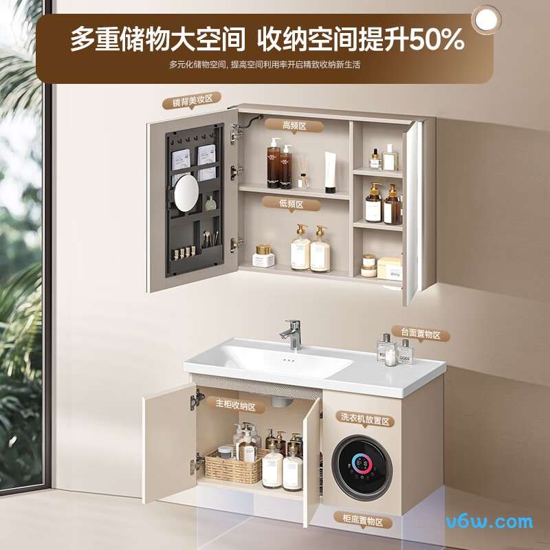 箭牌CQ80浴室柜图片