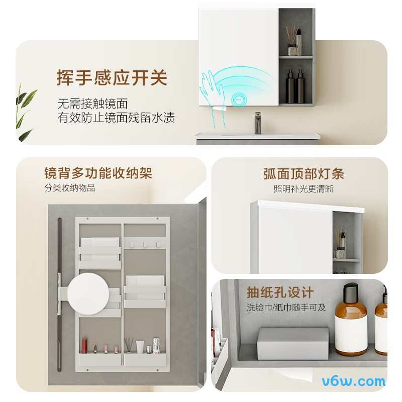 箭牌APGMD8G31009F-LG浴室柜图片