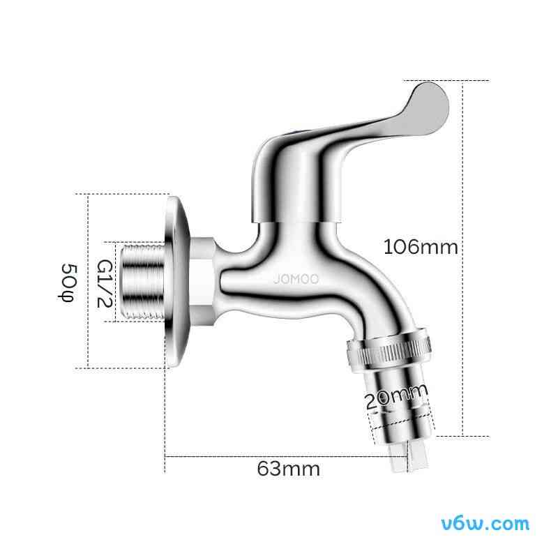 九牧7212-234/1C-1洗衣机龙头图片