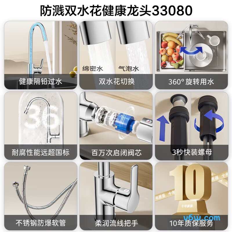 九牧33080-205/1B5-Z厨房龙头图片