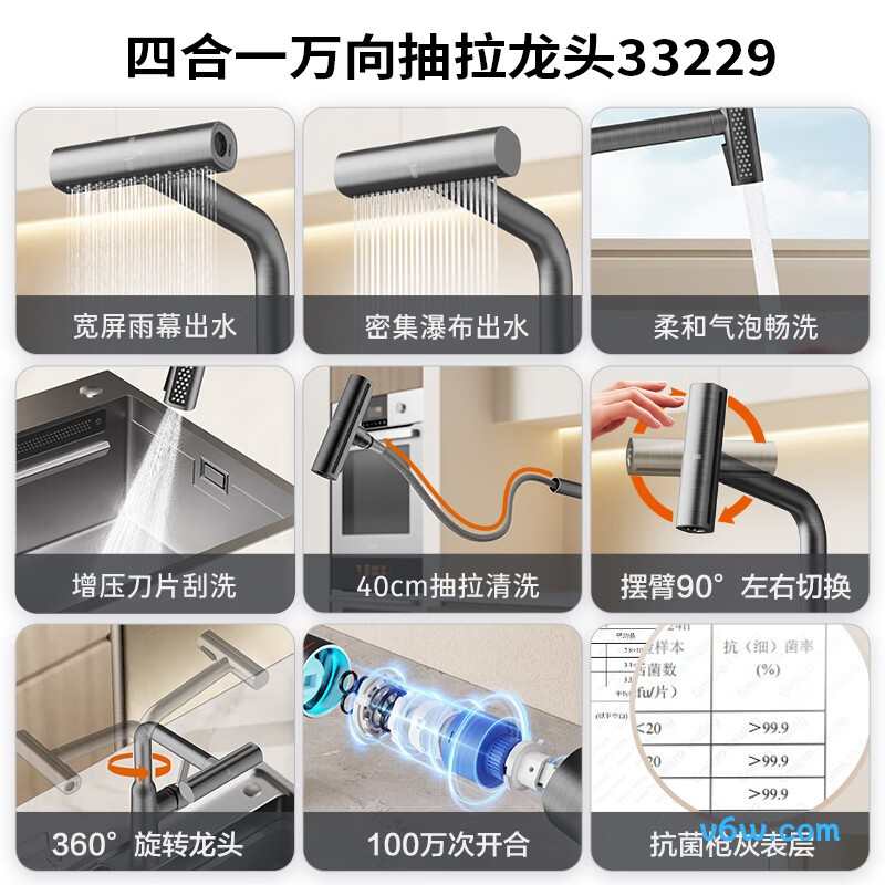 九牧33229-804/HBS-Z厨房龙头图片