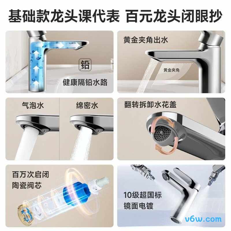 箭牌AE41113CP-P面盆龙头图片