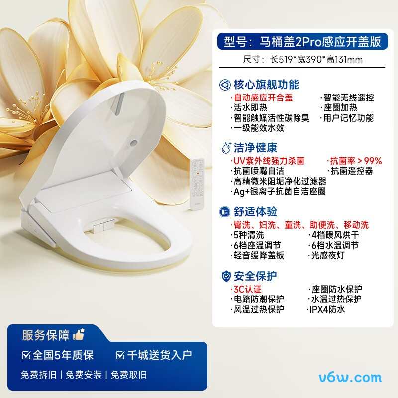 智米ZNMTG08ZM智能马桶盖图片