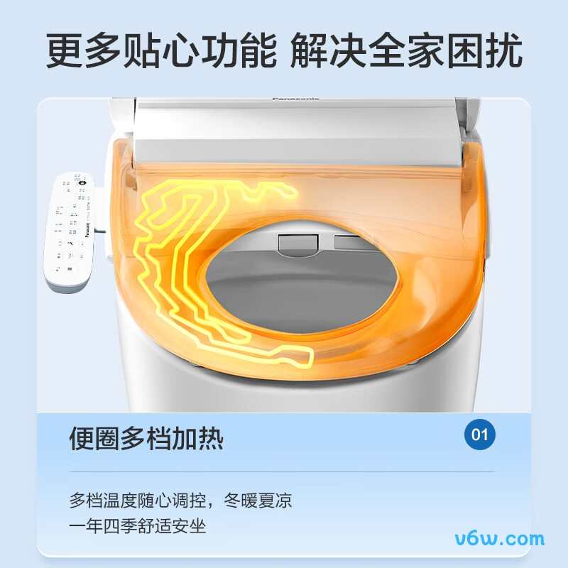 松下DL-PT22CWS-E智能马桶盖图片