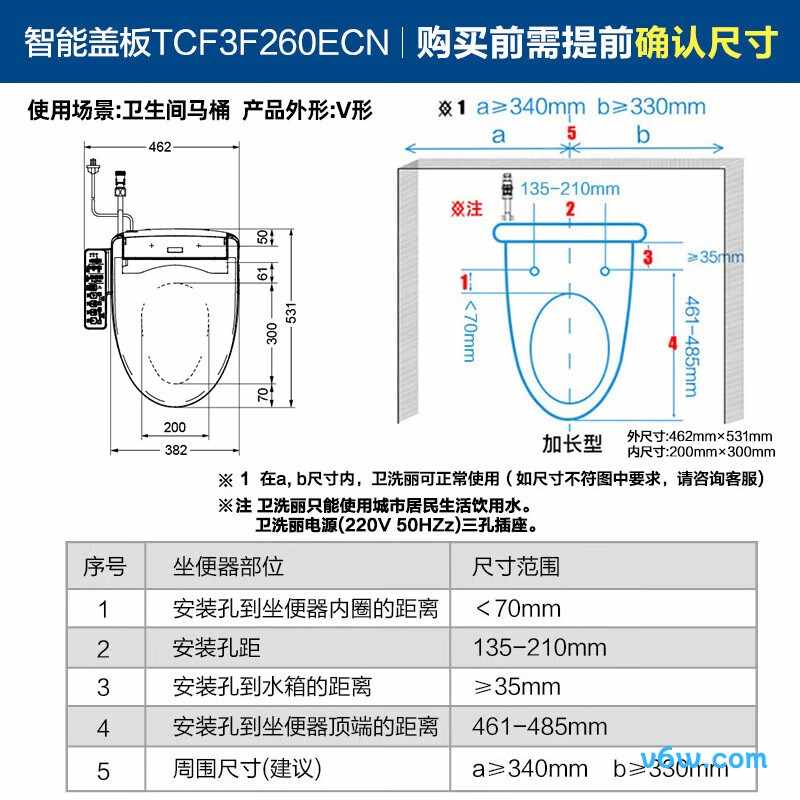 TOTO-TCF3F260ECN#W智能马桶盖图片