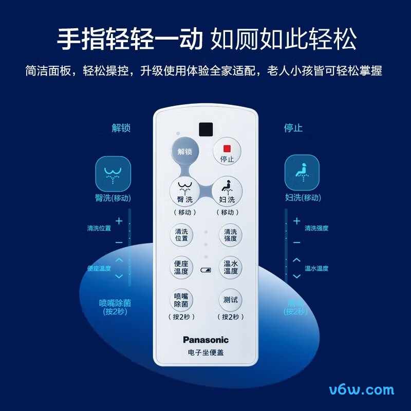 松下DL-RR15CWS-E智能马桶盖图片