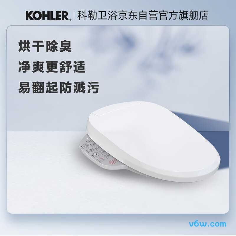 科勒K-18649T-0智能马桶盖图片