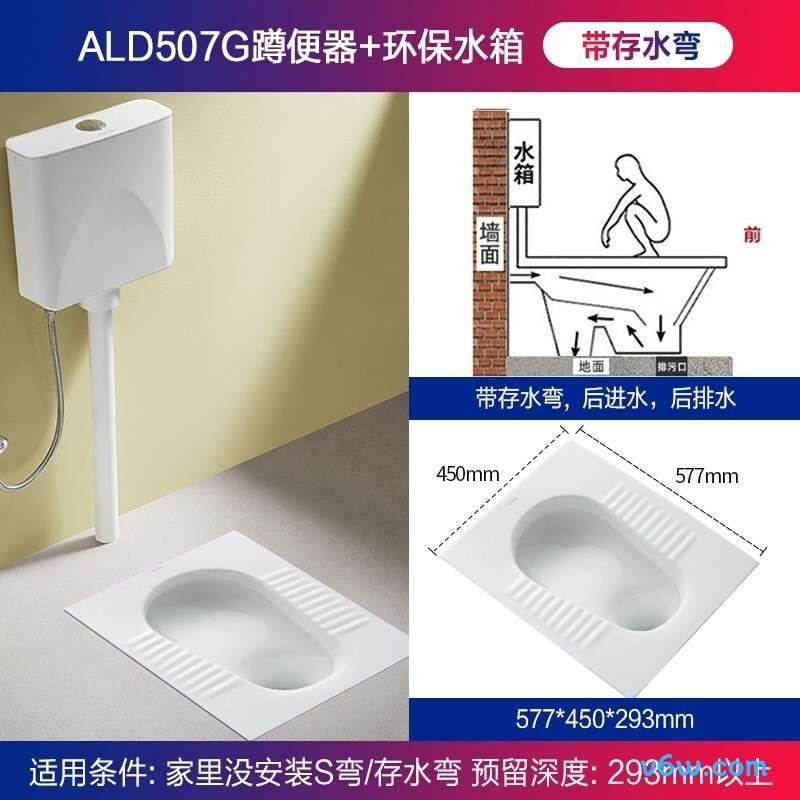 箭牌5006G+83802蹲便器图片