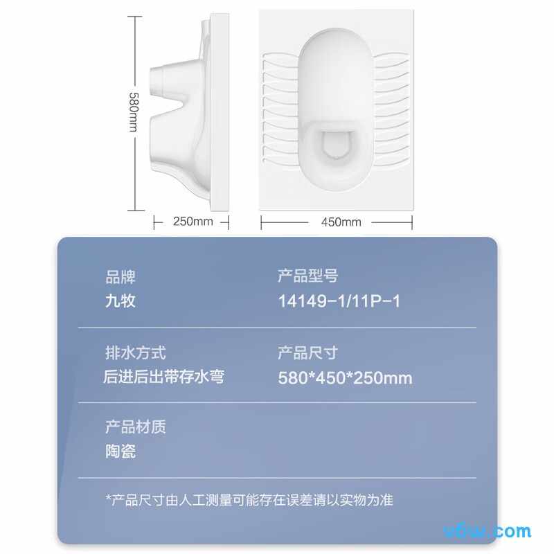 九牧14149-1/11K-1蹲便器图片