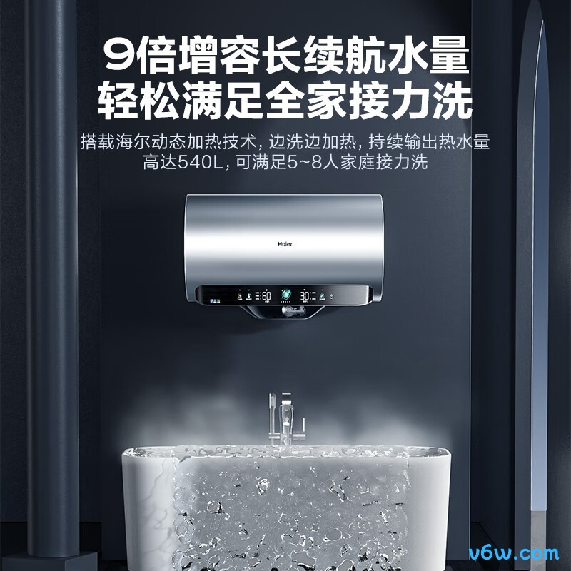 海尔EC6005-JE7KU1储水式电热水器图片
