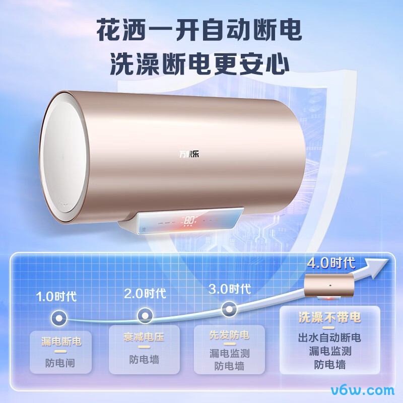 万家乐D80-FW3储水式电热水器图片