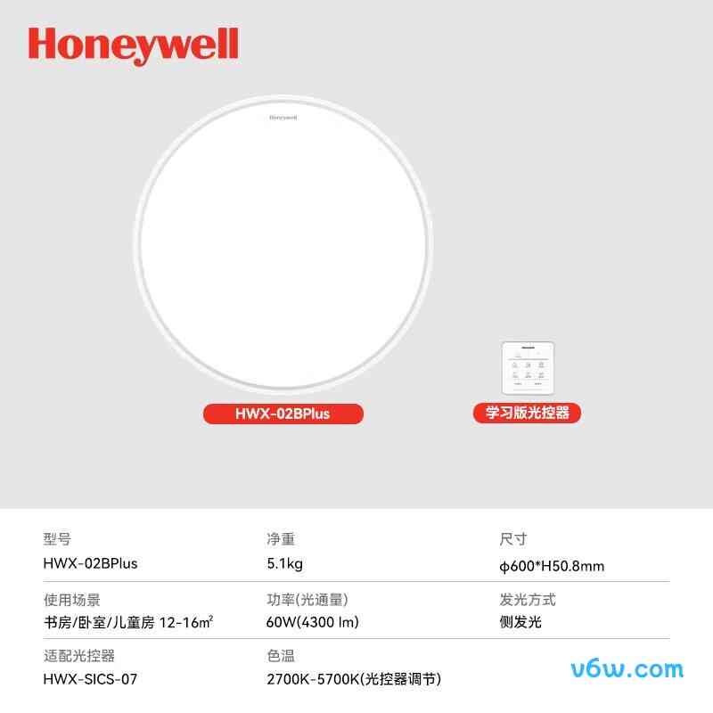 霍尼韦尔HWX-02BPlus吸顶灯图片