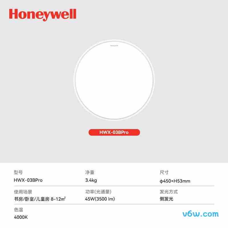 霍尼韦尔HWX-03BPro吸顶灯图片