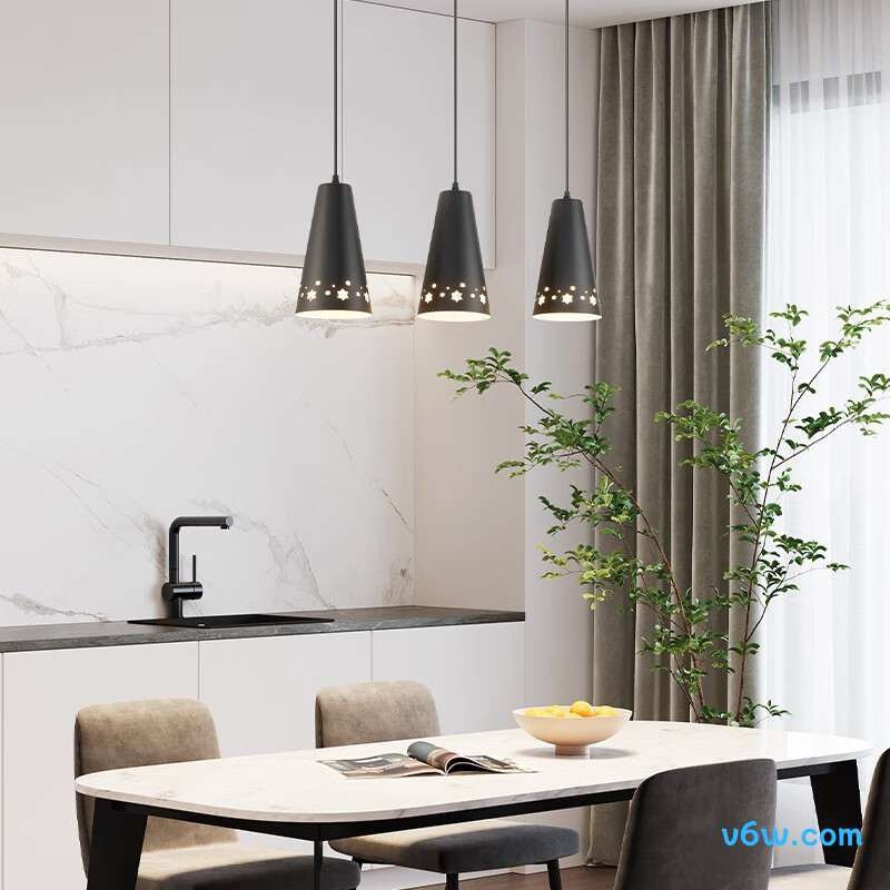 欧普MD6115-Y14×3-E27吊灯图片