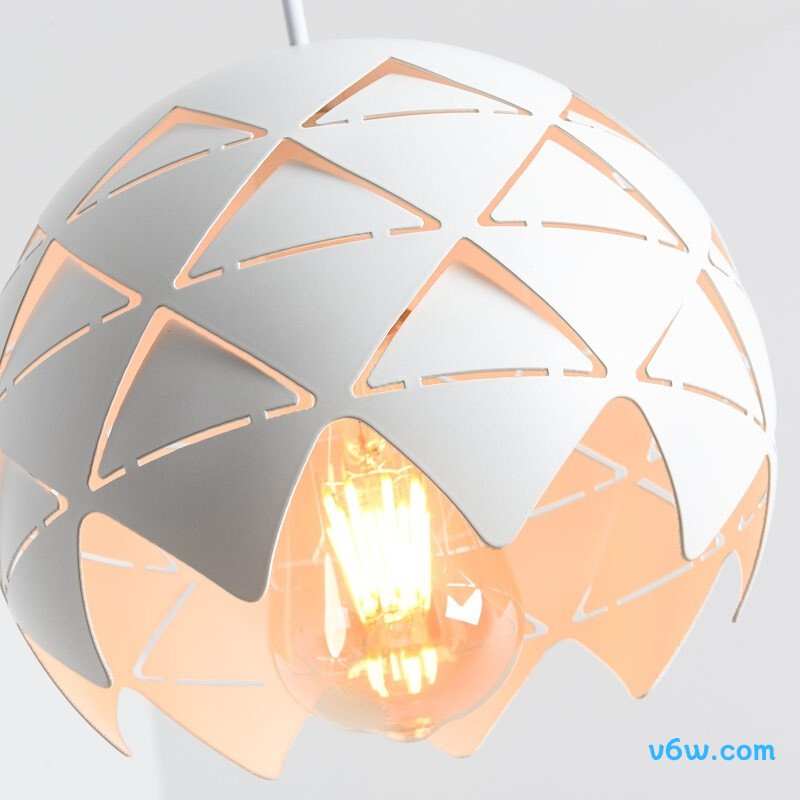 FSL三头哑白50302吊灯图片