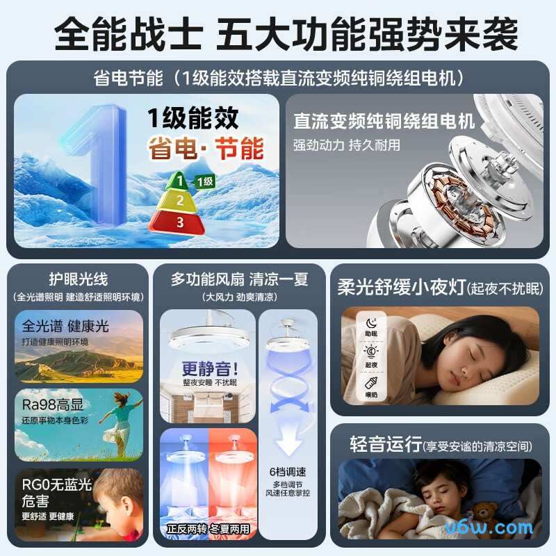 美的MFY-F4803风扇灯图片