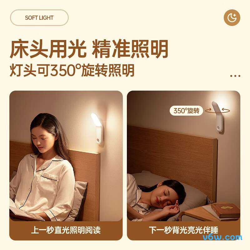 酷火弯头旋转小夜灯图片