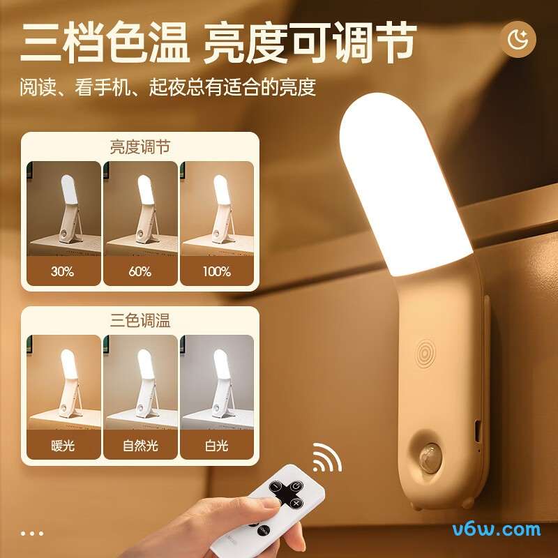 酷火弯头旋转小夜灯图片