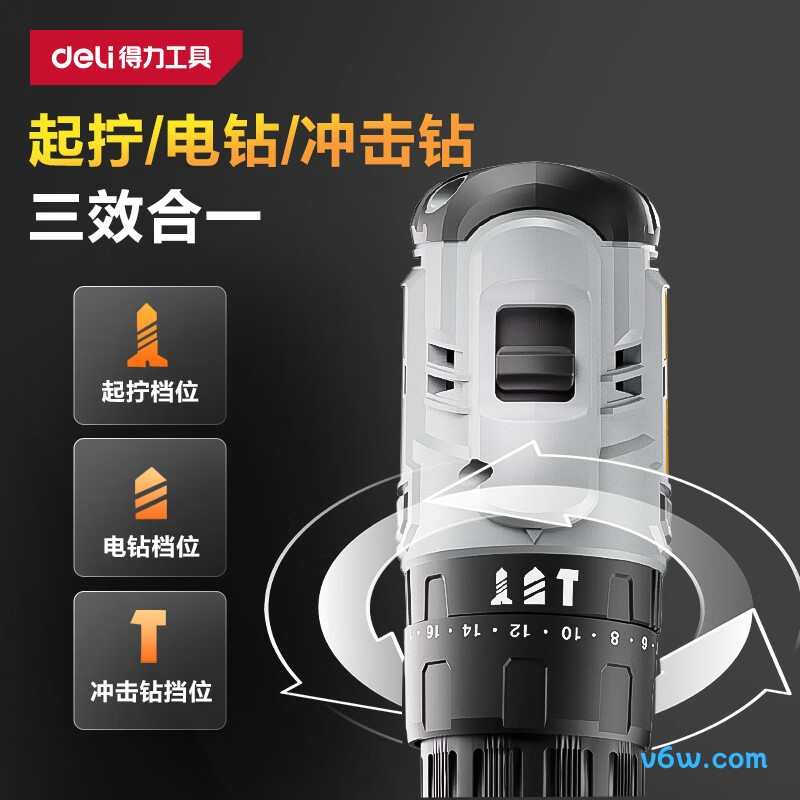 得力DCS032-1电钻图片