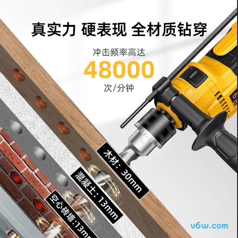 得力DL-CZ13-W1电钻图片