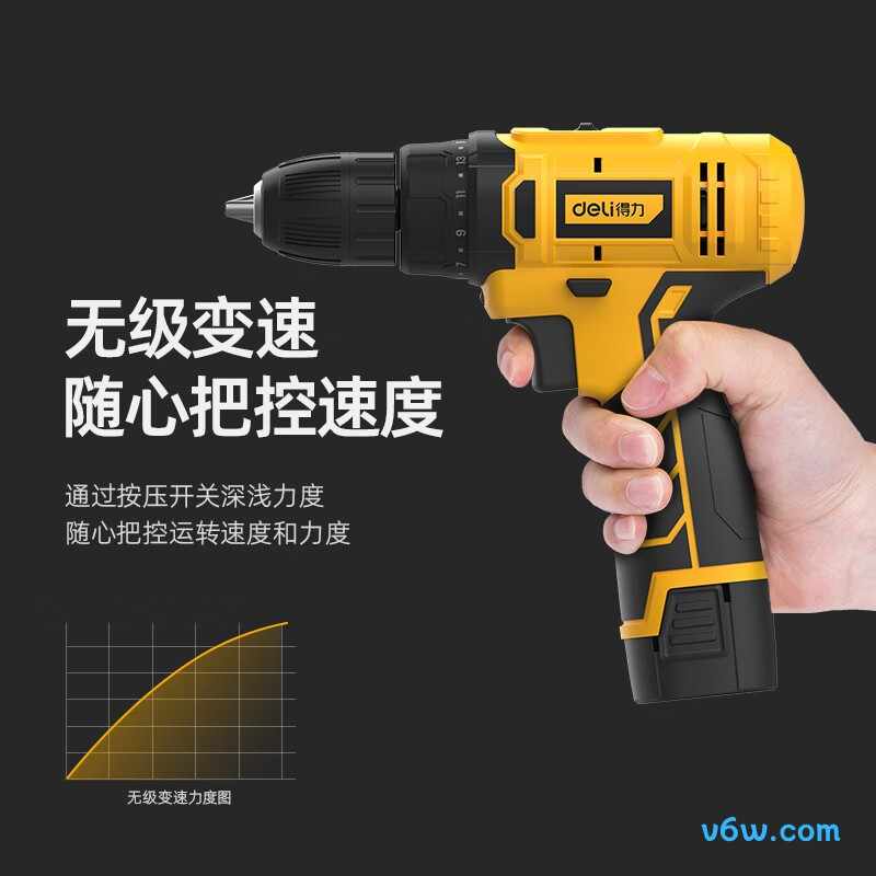 得力DCJ052-1电钻图片