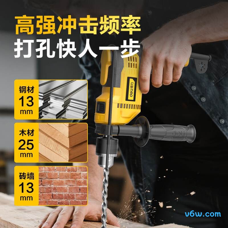 得力DCS183电钻图片