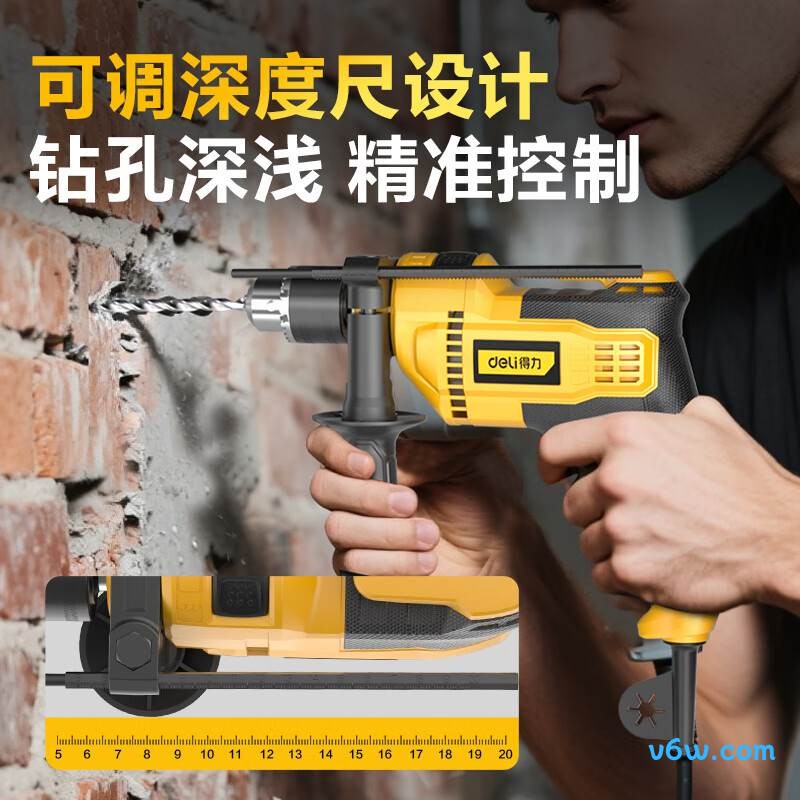 得力DCS183电钻图片