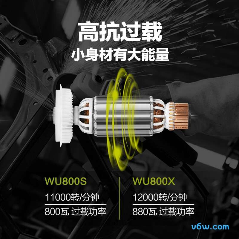 威克士WU800X角磨机图片