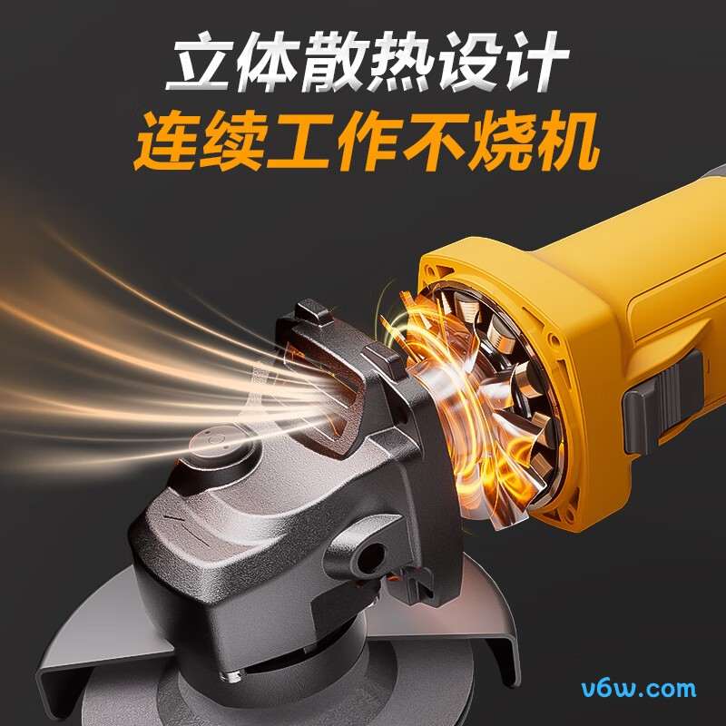 得力DL681002B角磨机图片