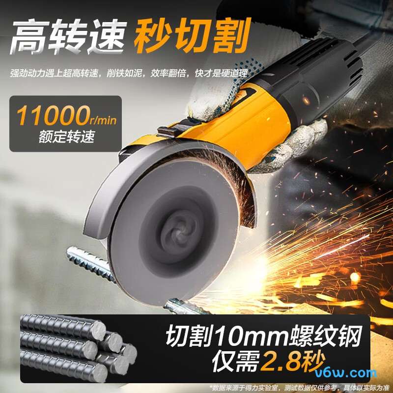 得力DL681002B角磨机图片