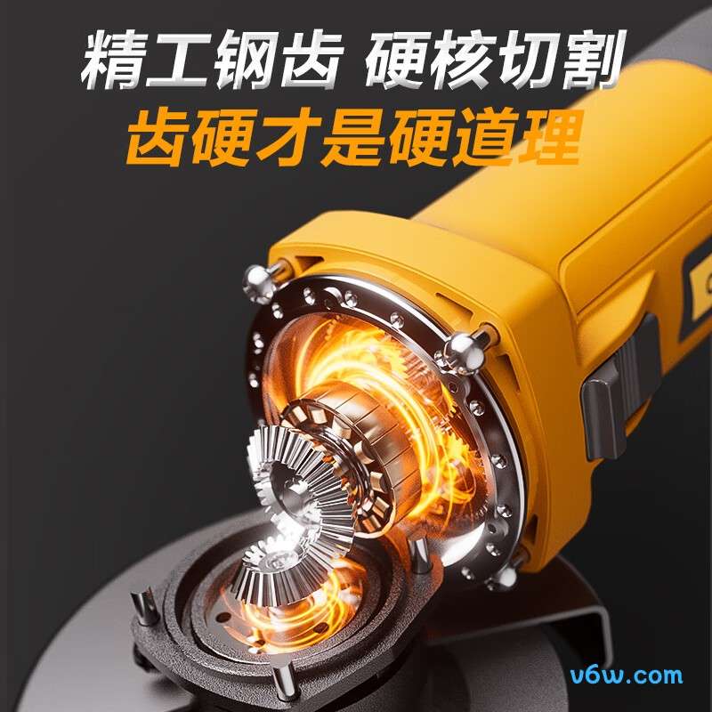 得力DL681002B角磨机图片