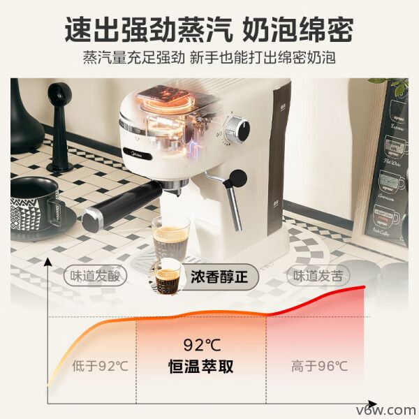 美的MA-KFE07半自动咖啡机图片