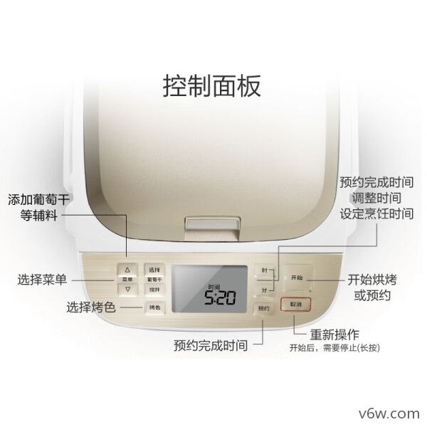 松下SD-WTP1001面包机图片