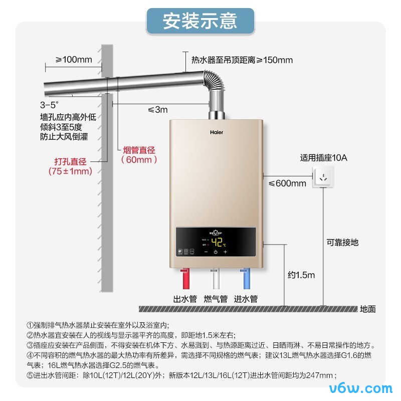 海尔JSQ30-16UTS(12T)燃气热水器图片