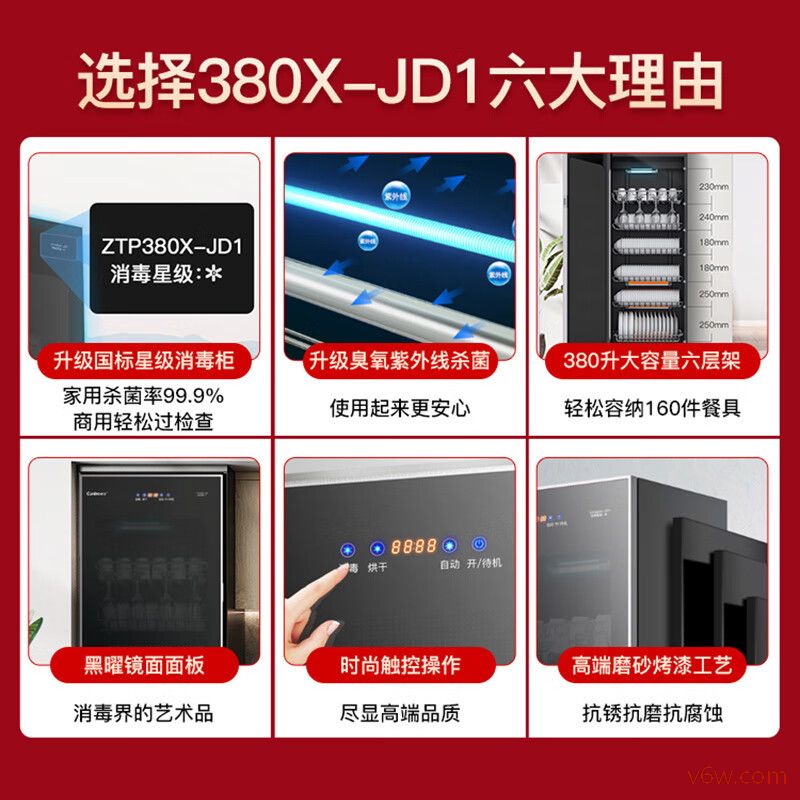 康宝ZTP380X-JD1消毒柜图片